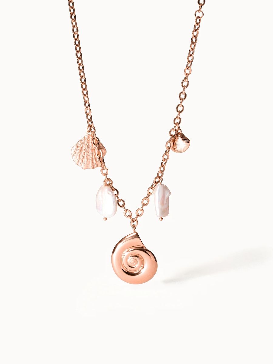 Goldene Sea Dream Charm Halskette