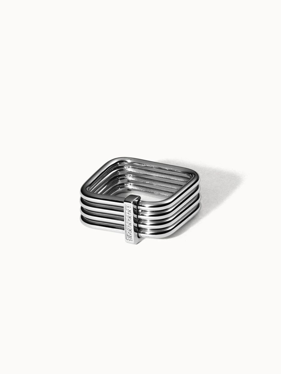 Quadratischer Ring mit Zirkonia