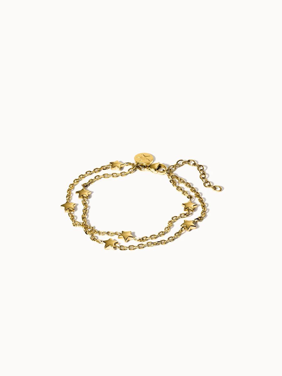 Zartes Stern-Charm-Armband
