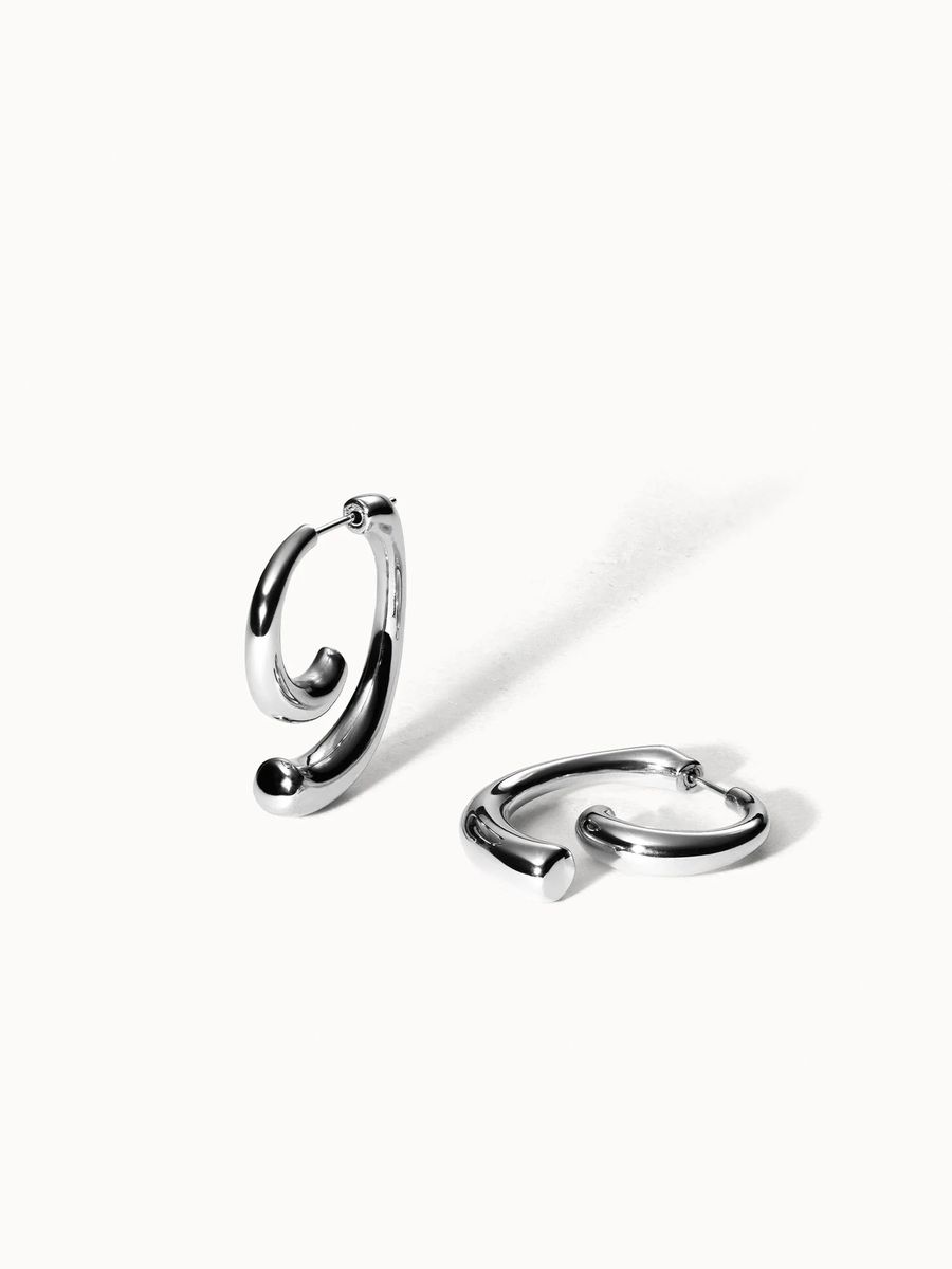 Spiral Creolen Ohrringe