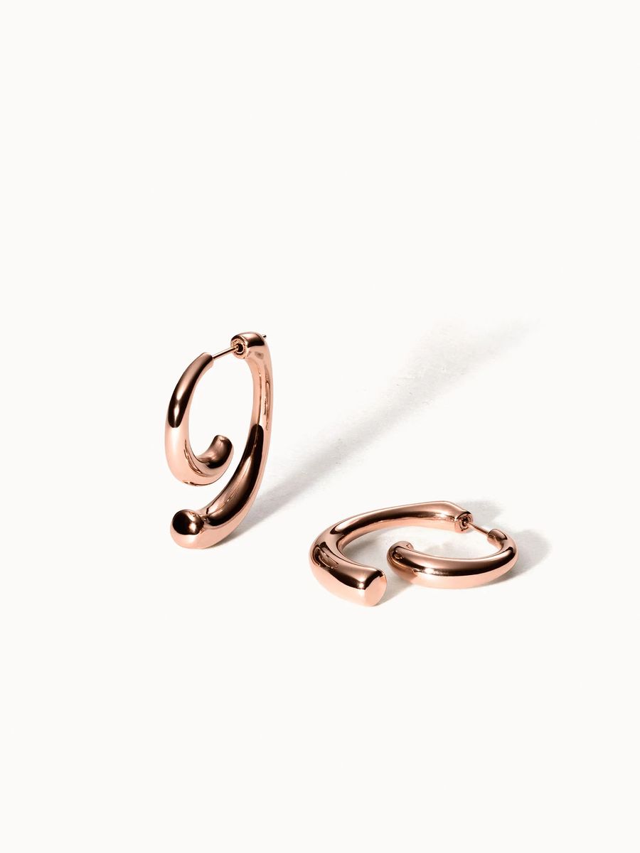 Spiral Creolen Ohrringe