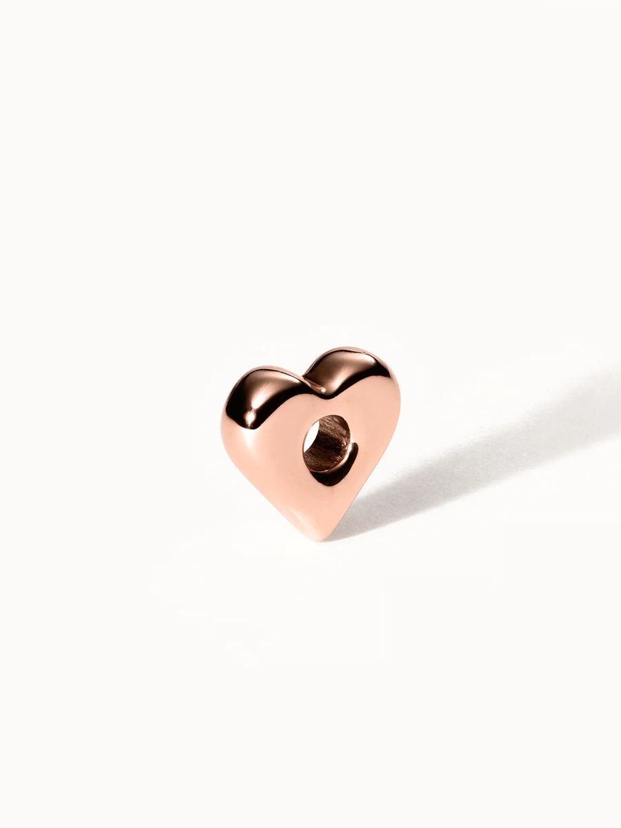 Goldener Herz Charm Anhänger für Armband