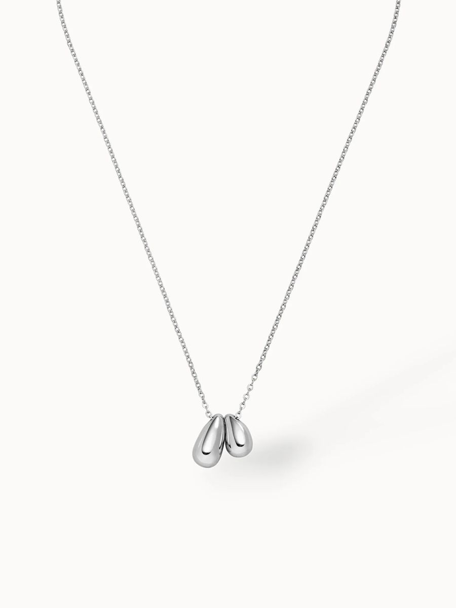 Elegante Goldene Tropfen Anhänger Halskette