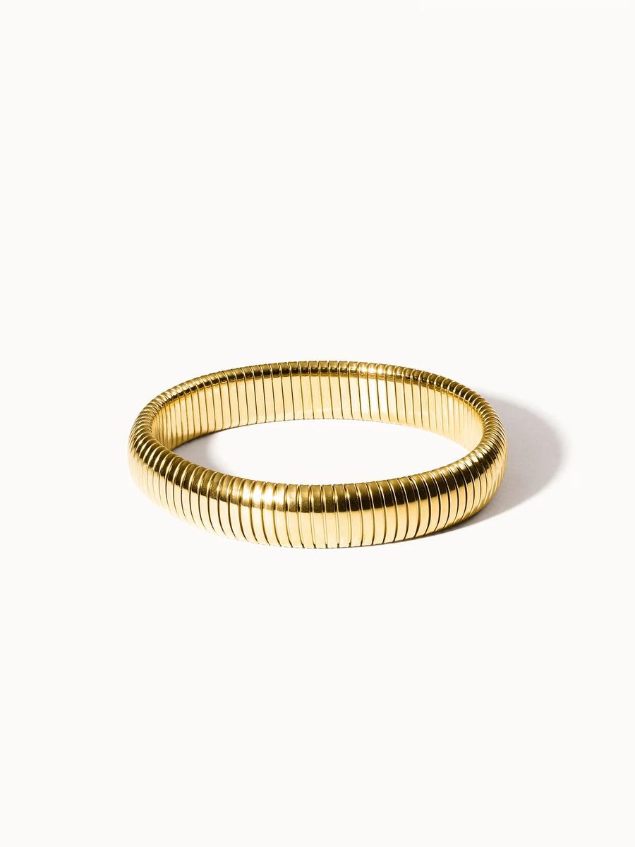 Elegantes geripptes Stretch-Armreif