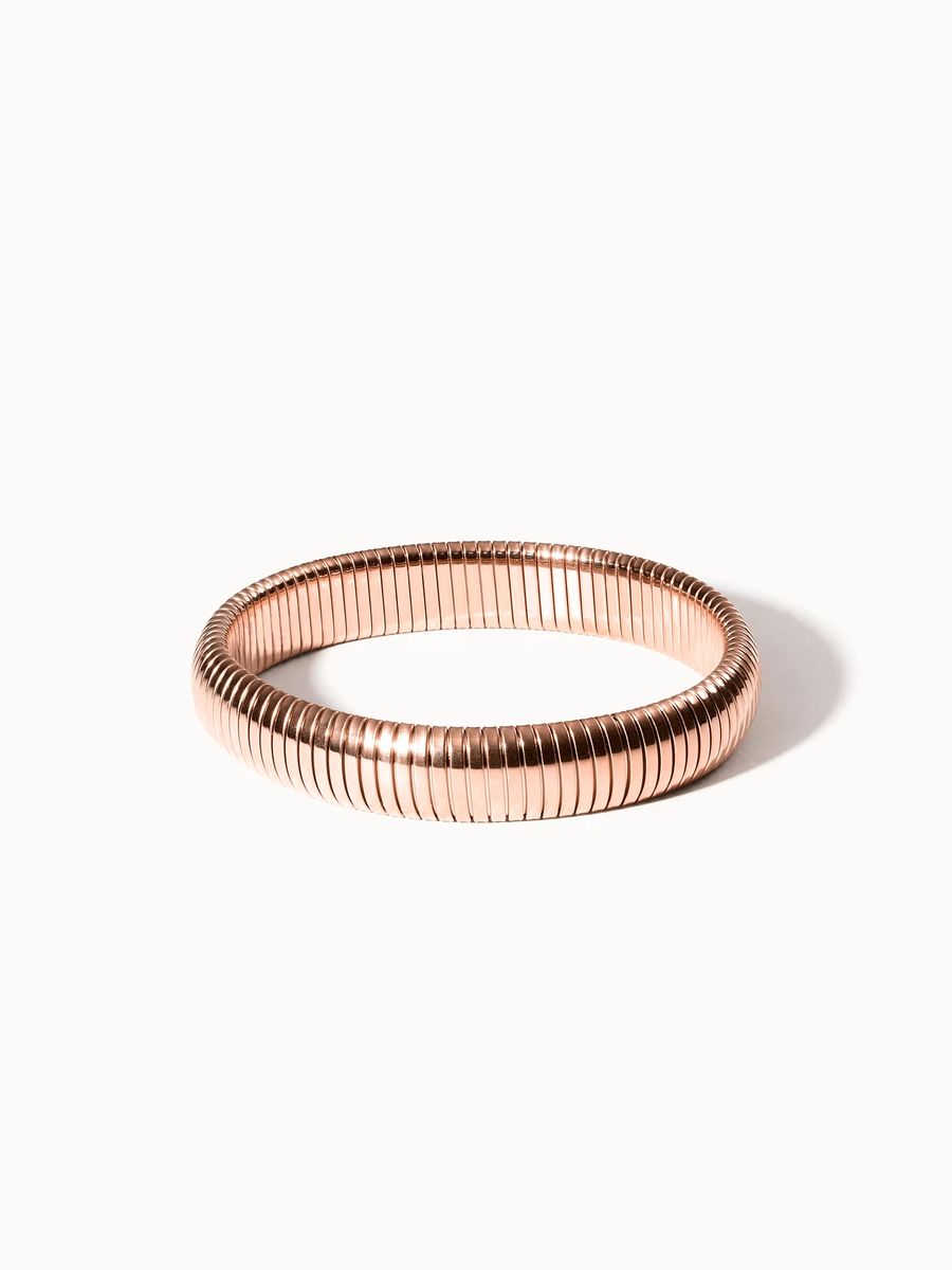 Elegantes geripptes Stretch-Armreif