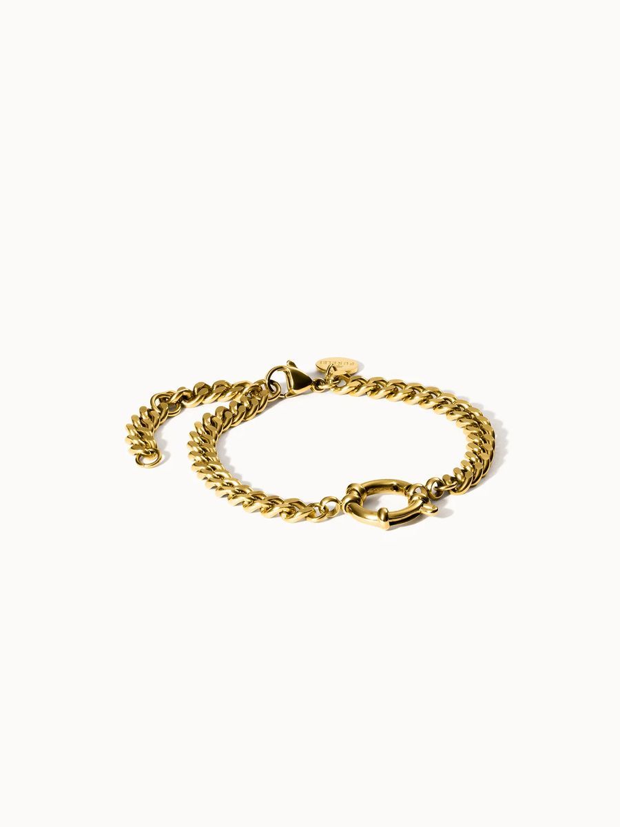 Bold Charm Gliederarmband Gold