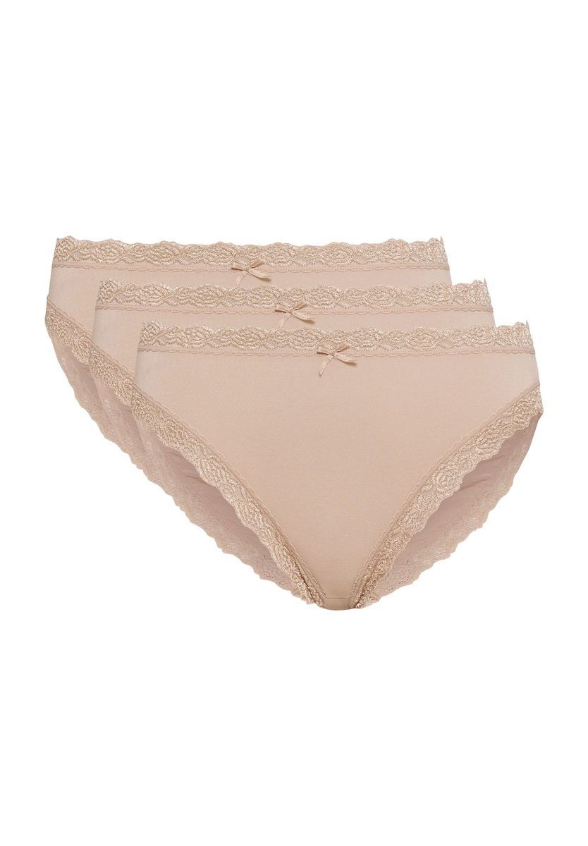 Spitzenbesatz-Slips Set mit Schleifen