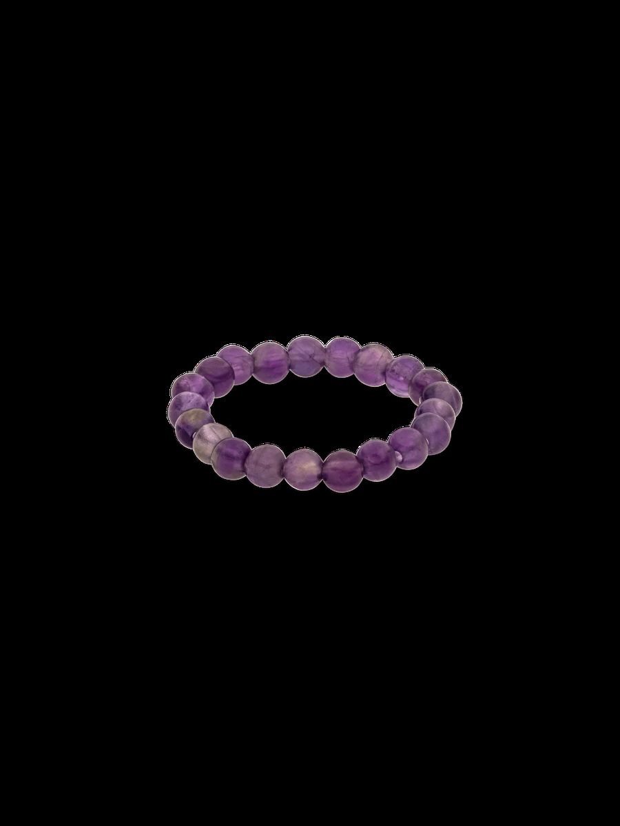 Amethyst Perlen Angst Ring