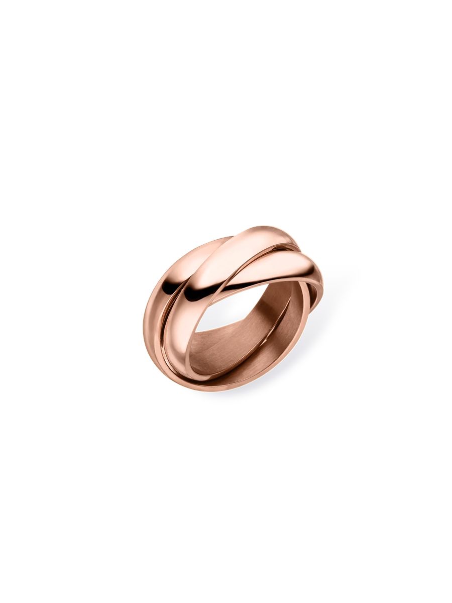 Ineinandergreifender Goldring - Trinity Design