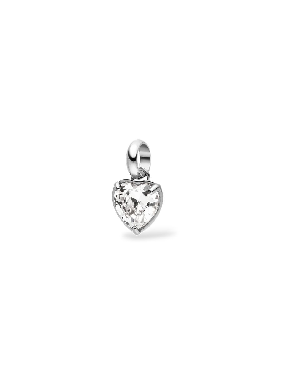 Herzförmiger Zirkonia Anhänger Charm