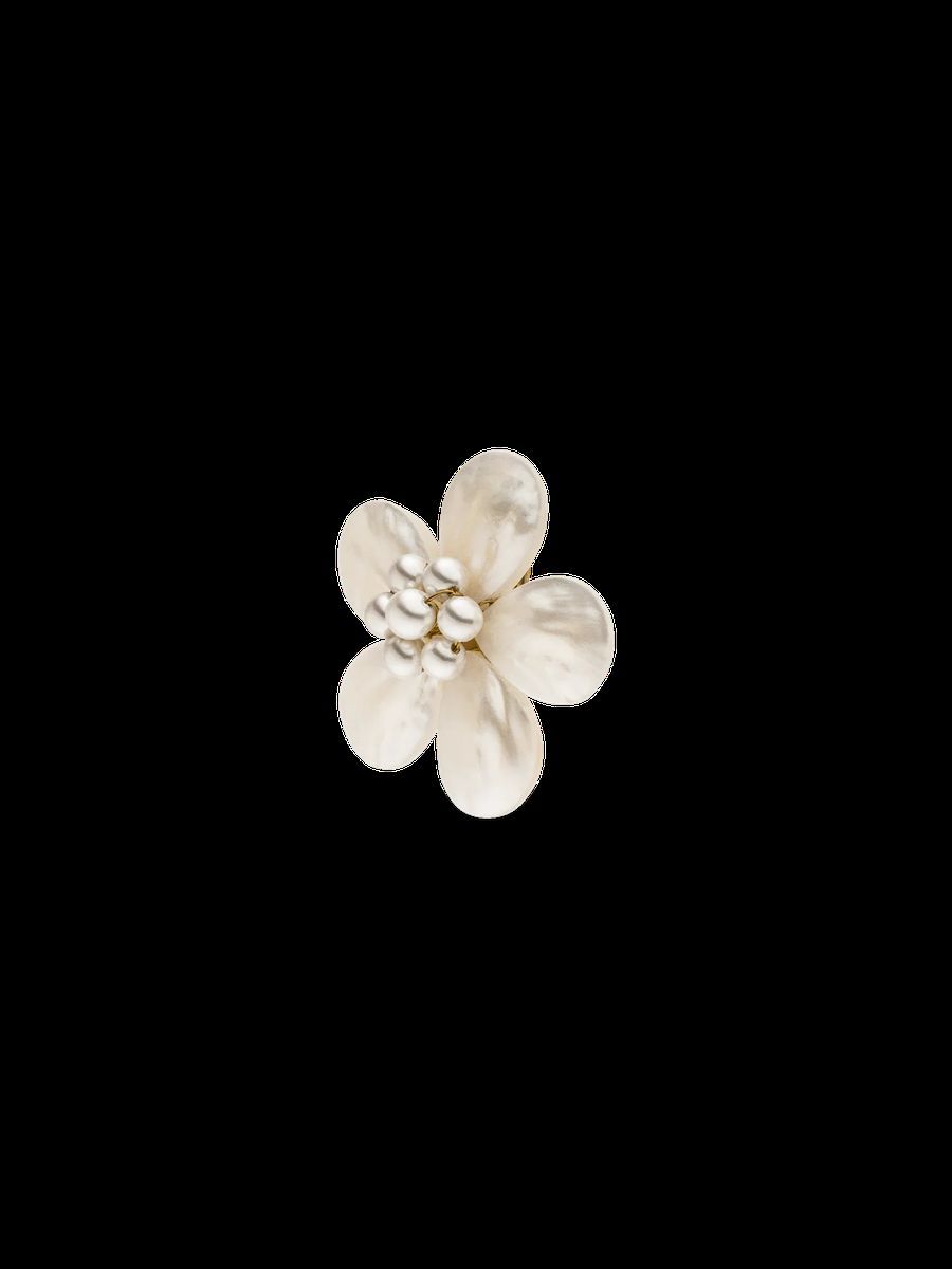 Perlenblumen-Charm Anhänger