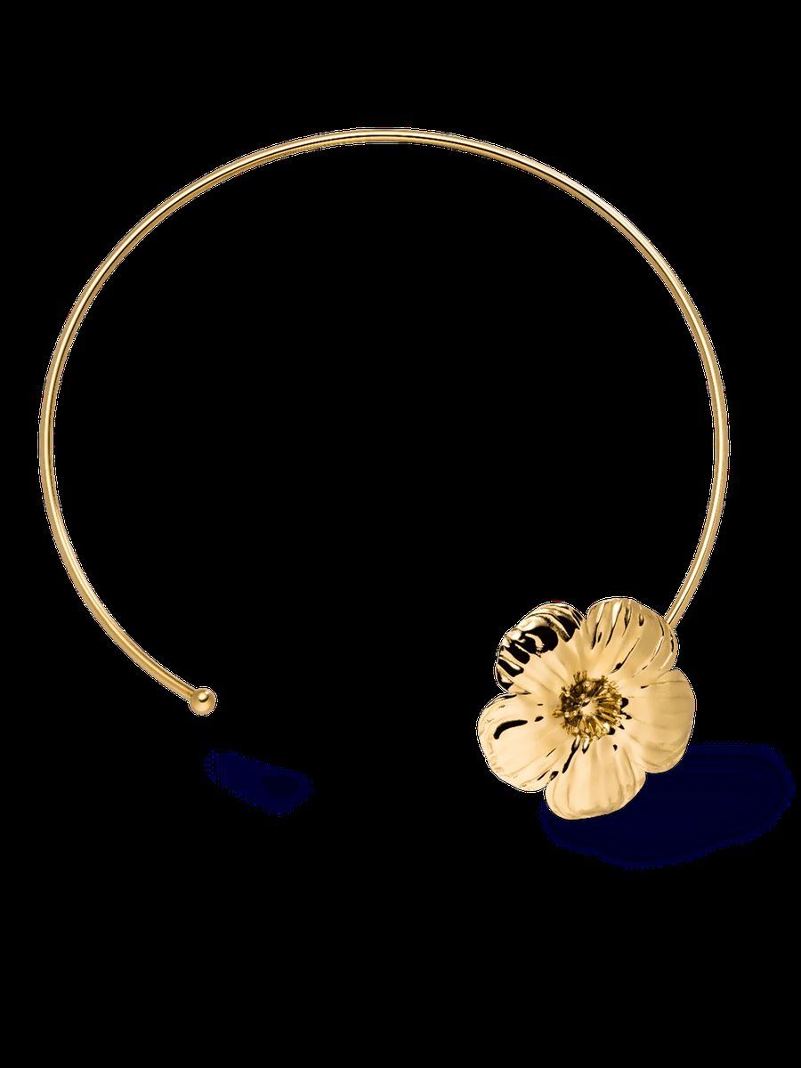 Blumen-Statement Halskette