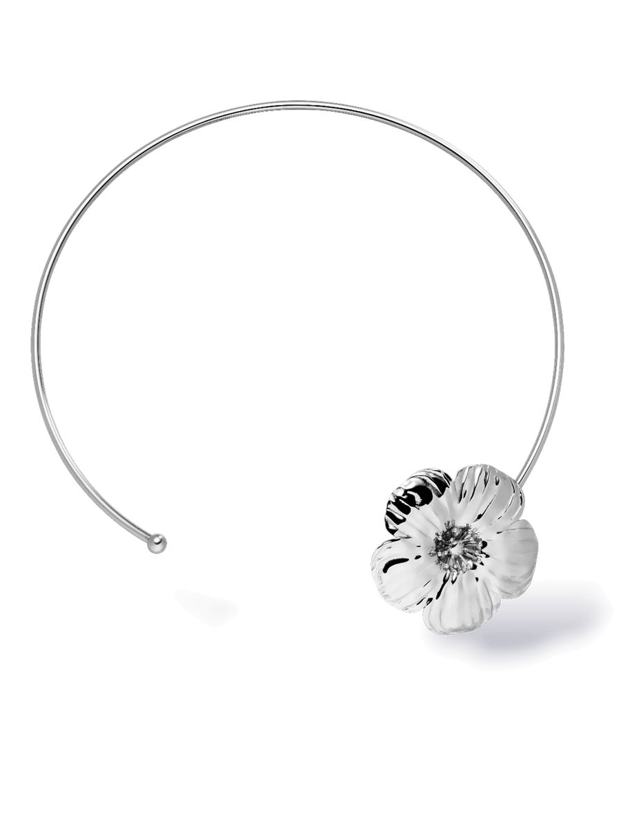 Blumen-Statement Halskette