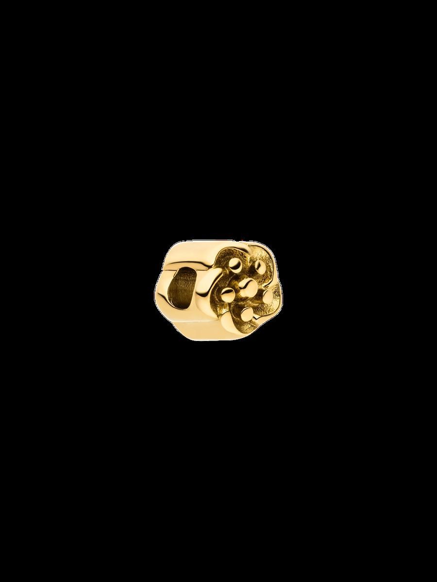 Goldener Mohnblumen Charm Bead