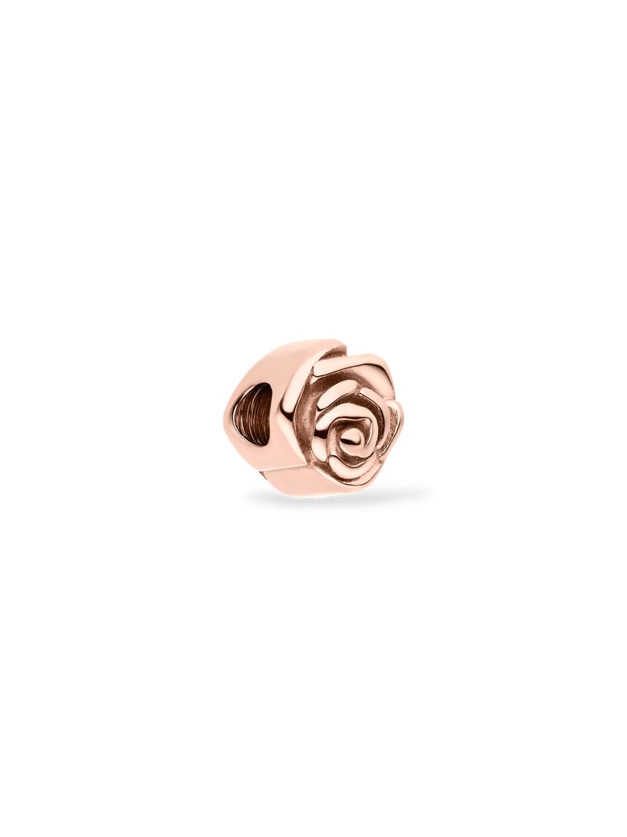 Goldener Rosen Charm-Anhänger für Armband