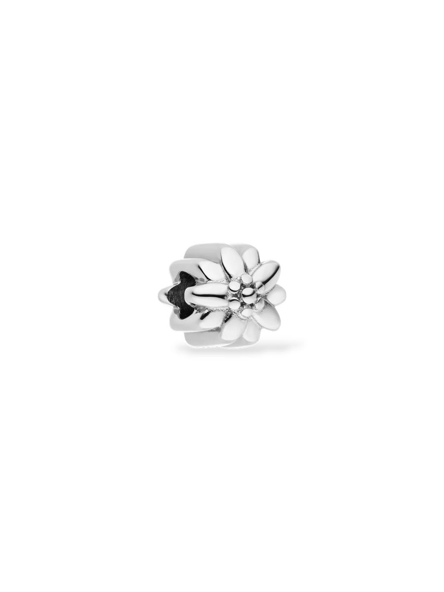 Goldener Blumen Charm Bead