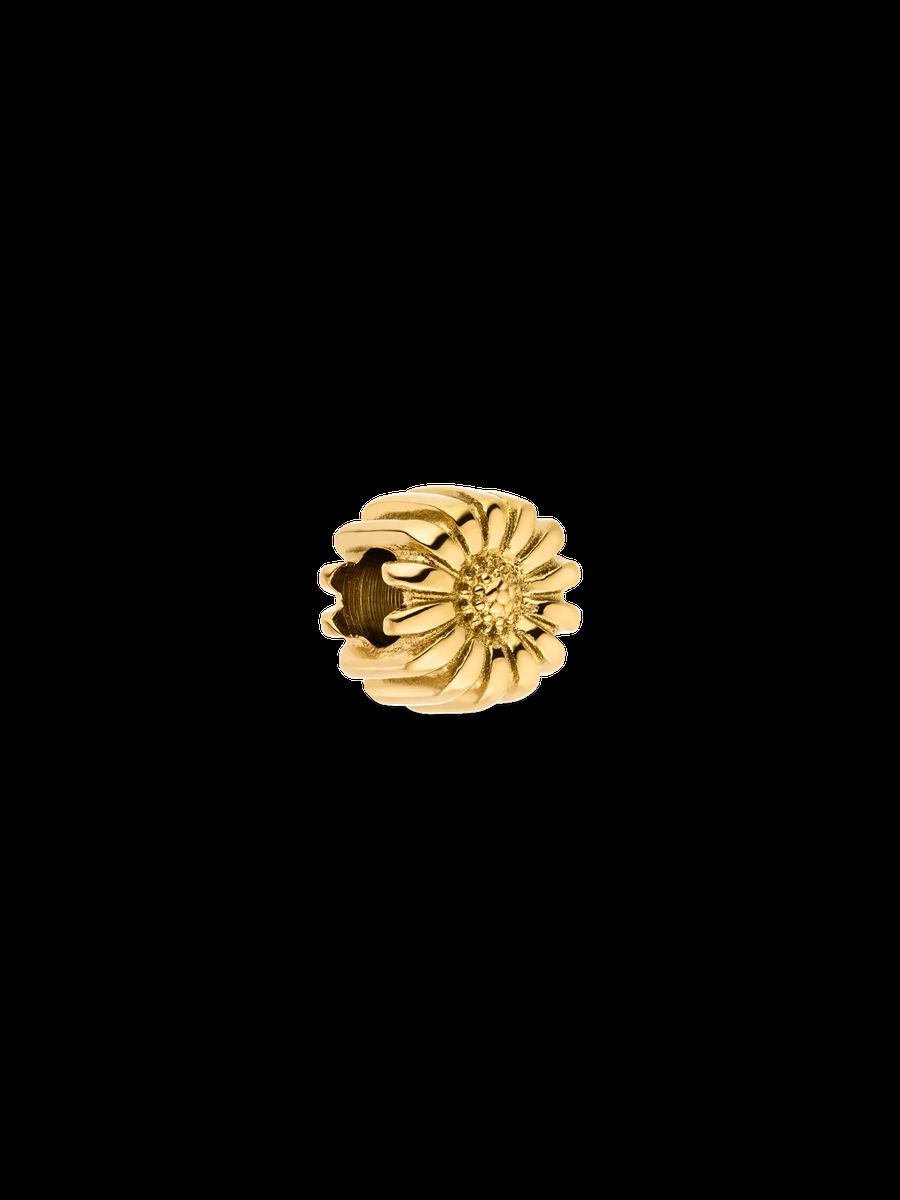 Goldener Blumen-Charm für Armband