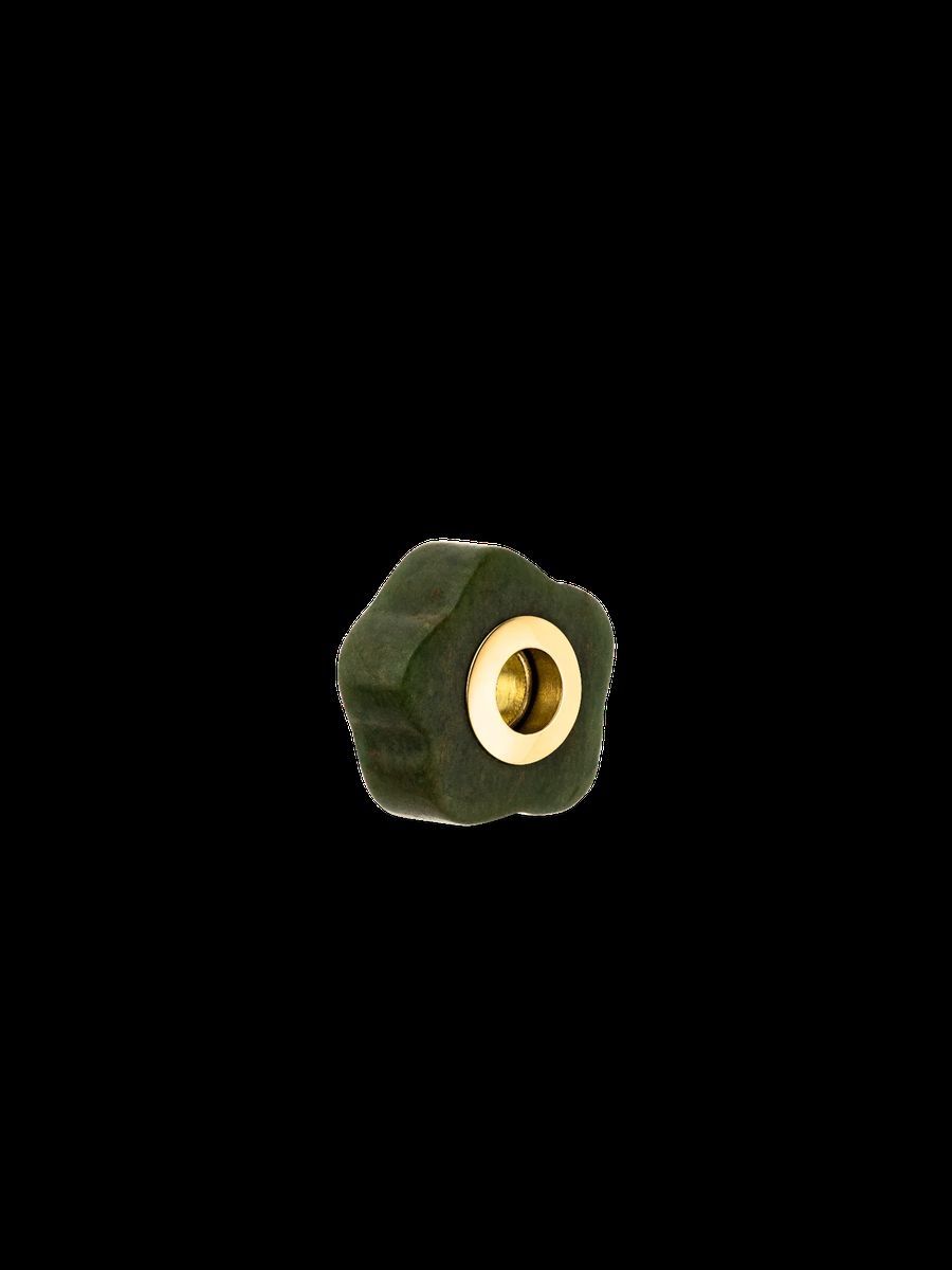 Jade Blüten Charm für Armband