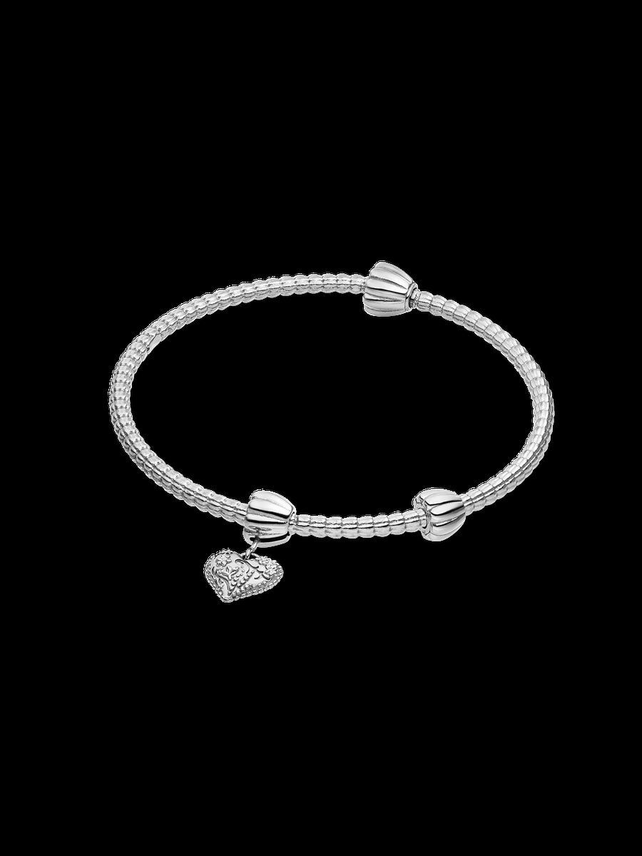 Vintage Herz Charm Armband Set