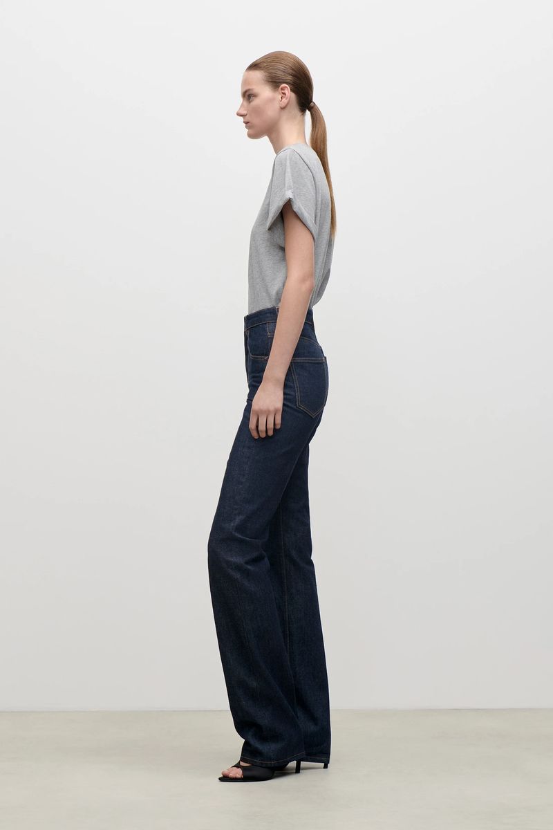 Julia High-Waist Straight-Jeans