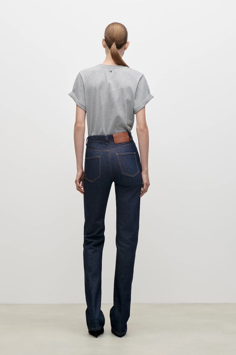 Julia High-Waist Straight-Jeans