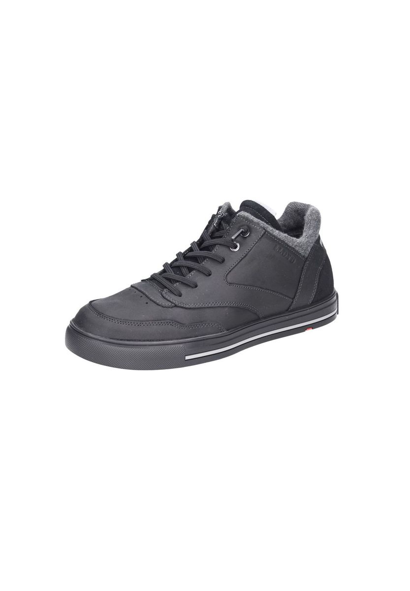 Lässiger Herren Leder Mid-Top Sneaker