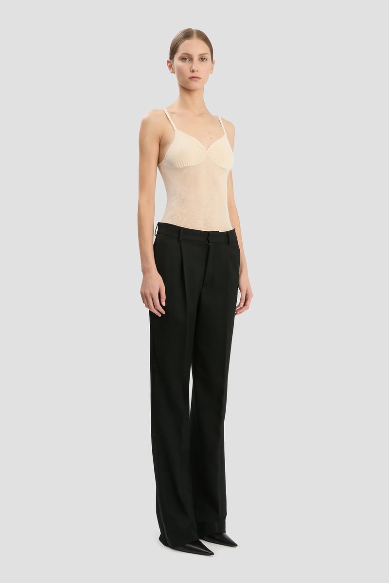 Damen Tailored Straight Leg Hose