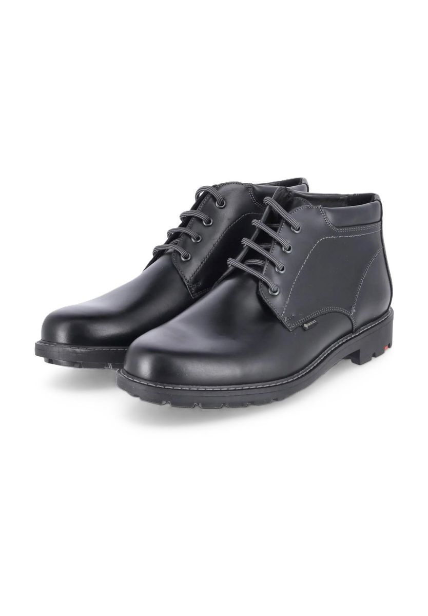 Wasserdichte Herren-Schnürstiefeletten aus Leder