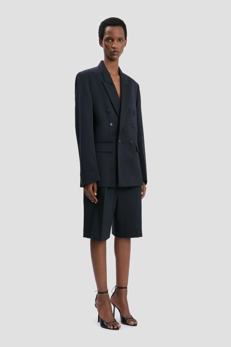 Übergroßer, zweireihiger Blazer
