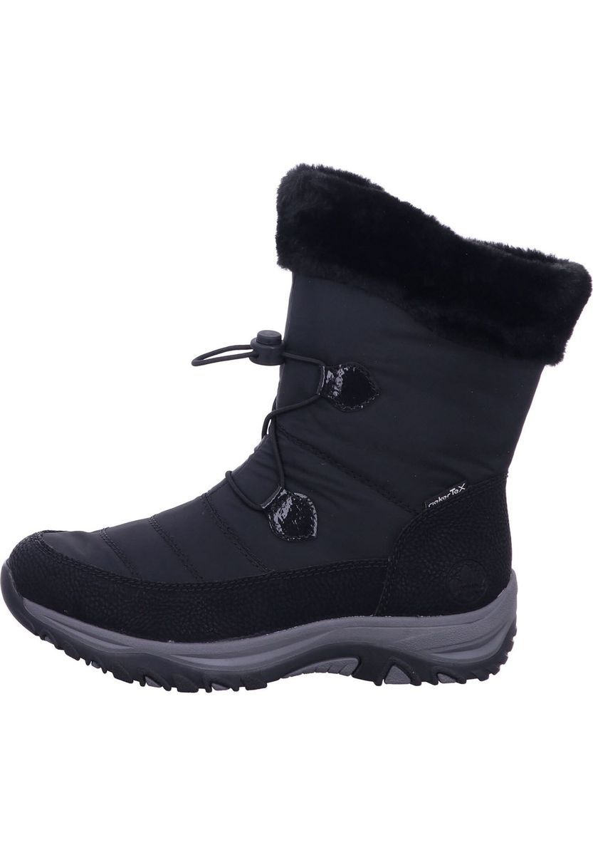 Rieker wasserdichter Winterstiefel mit Fellbesatz