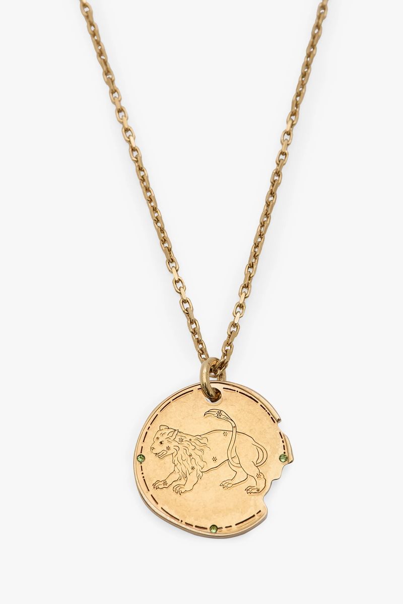Leo Zodiac Medaillon Halskette