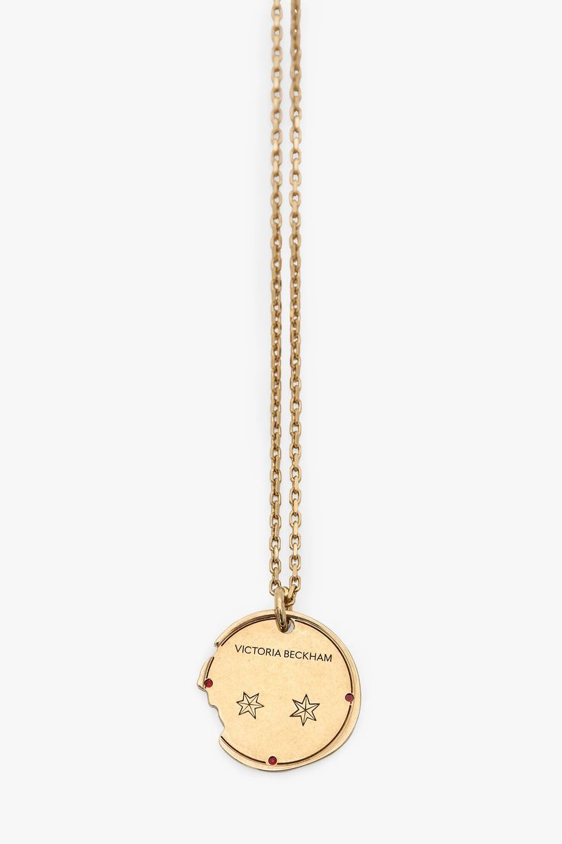 Krebs Tierkreis Gold Anhänger Halskette
