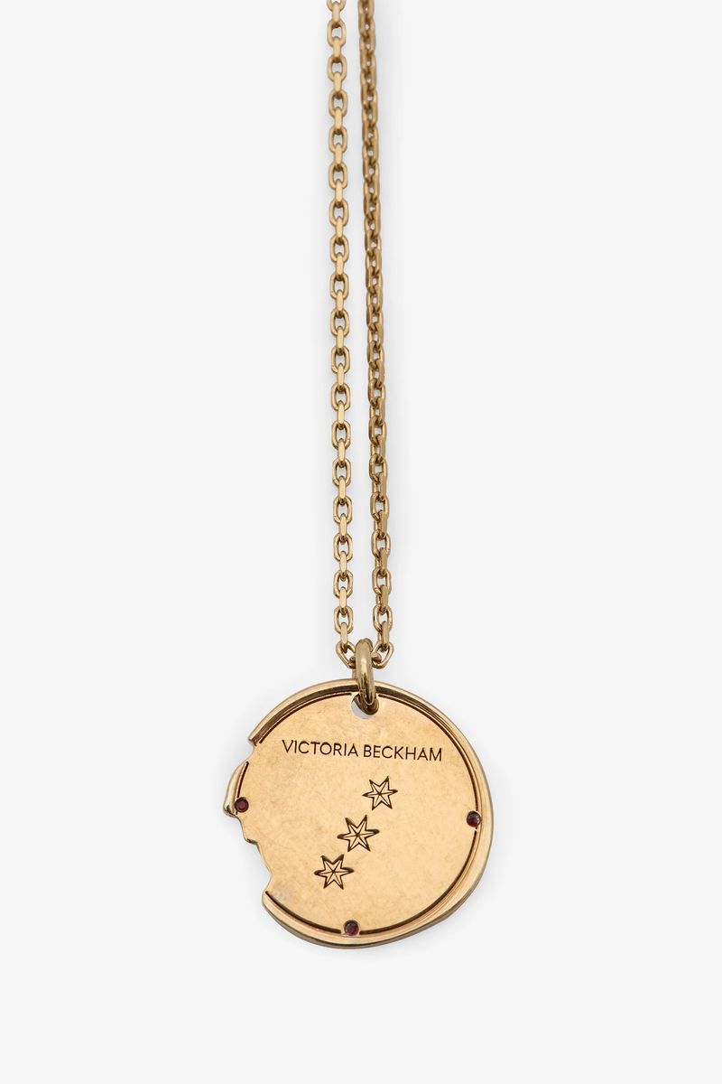 Capricorn Zodiac Coin Anhänger Halskette
