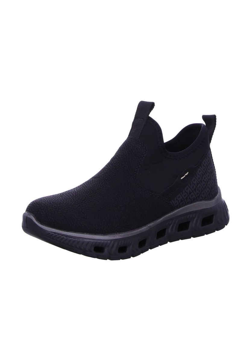 Schwarzer Slip-On Komfort Sneaker