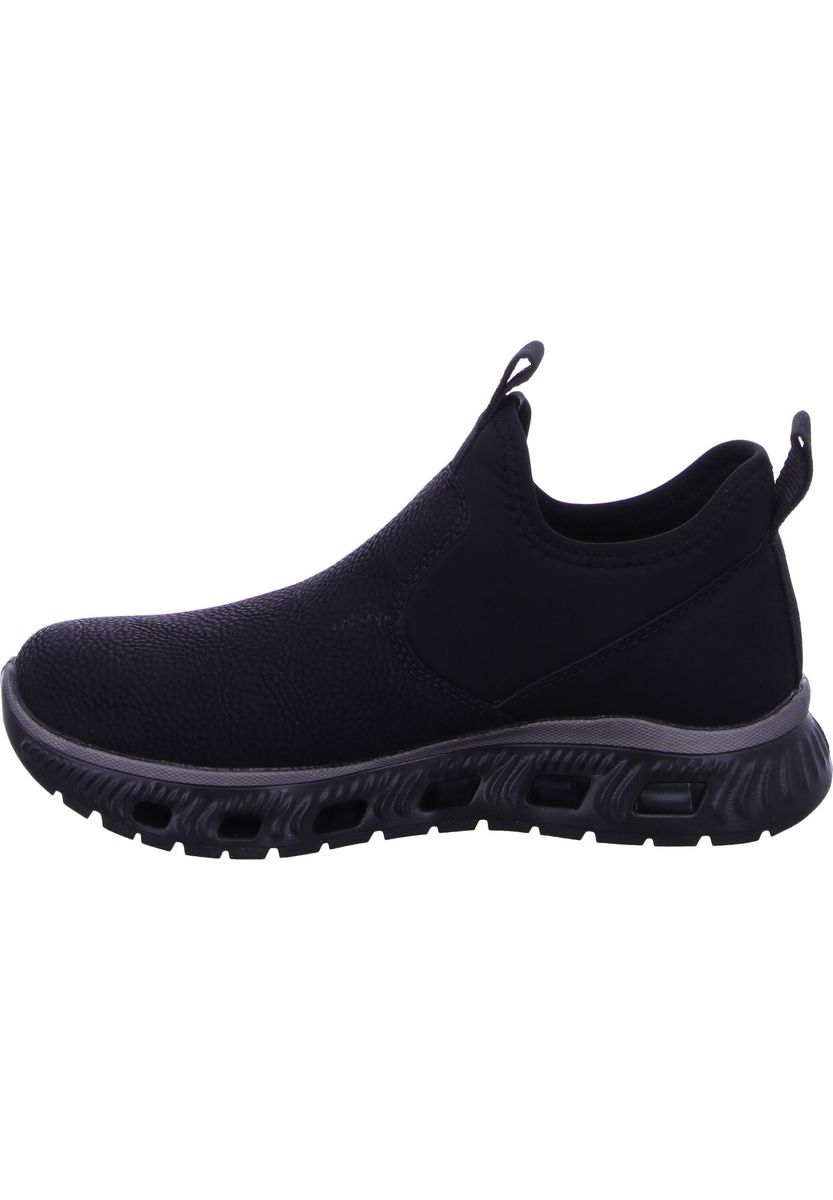 Schwarzer Slip-On Komfort Sneaker