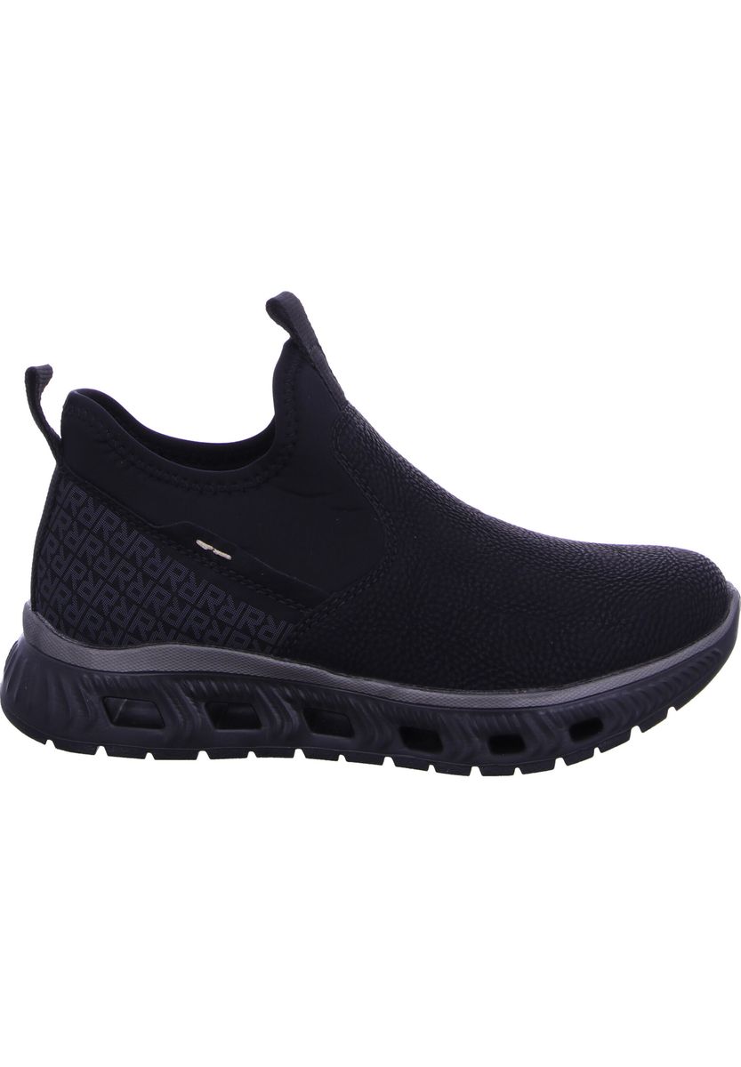 Schwarzer Slip-On Komfort Sneaker