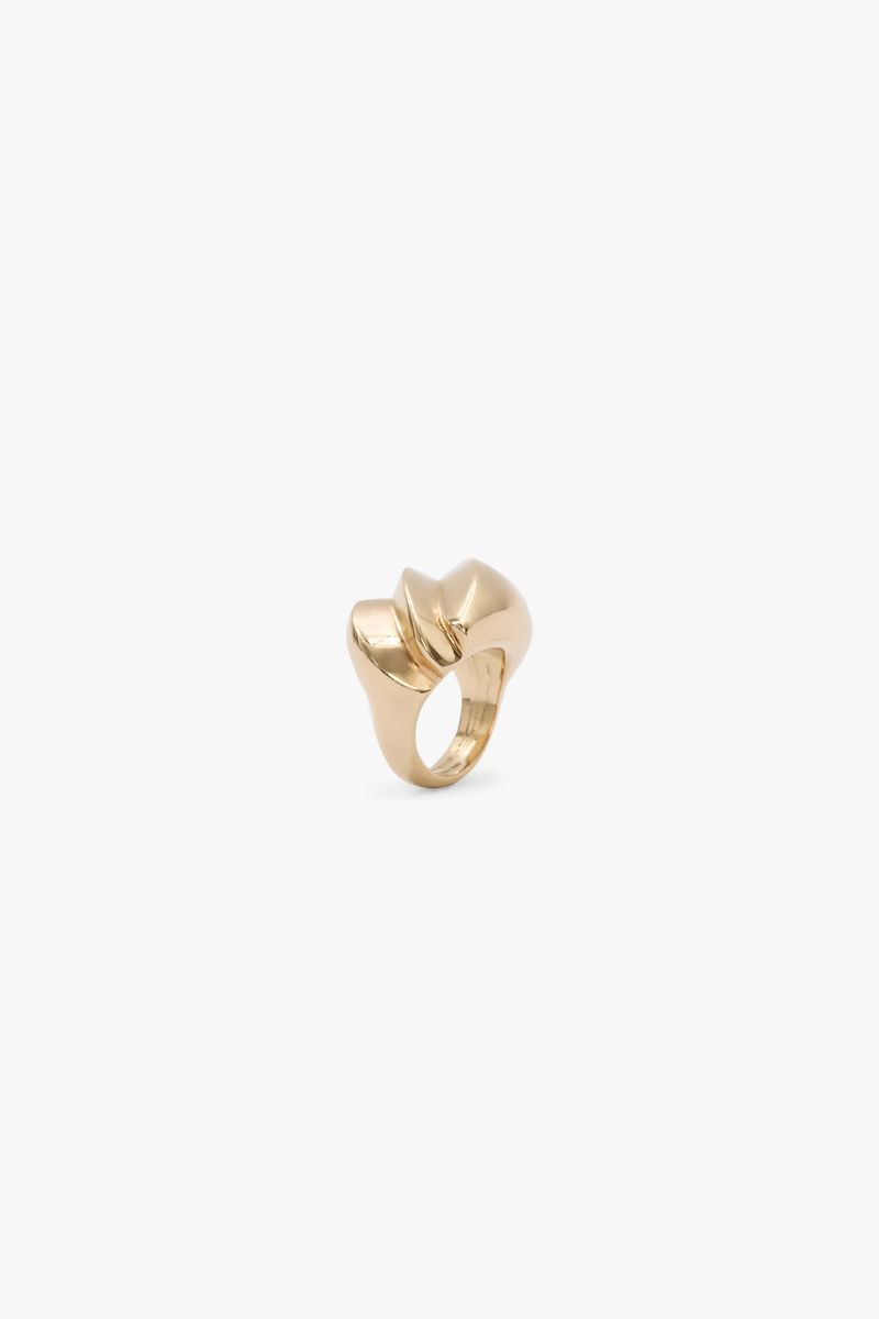 Klobiger skulpturaler Statement-Ring