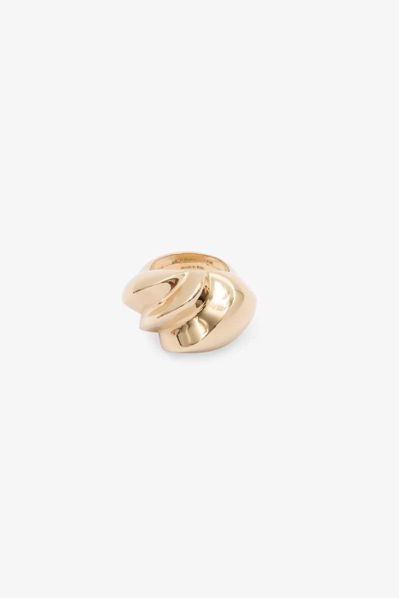 Klobiger skulpturaler Statement-Ring