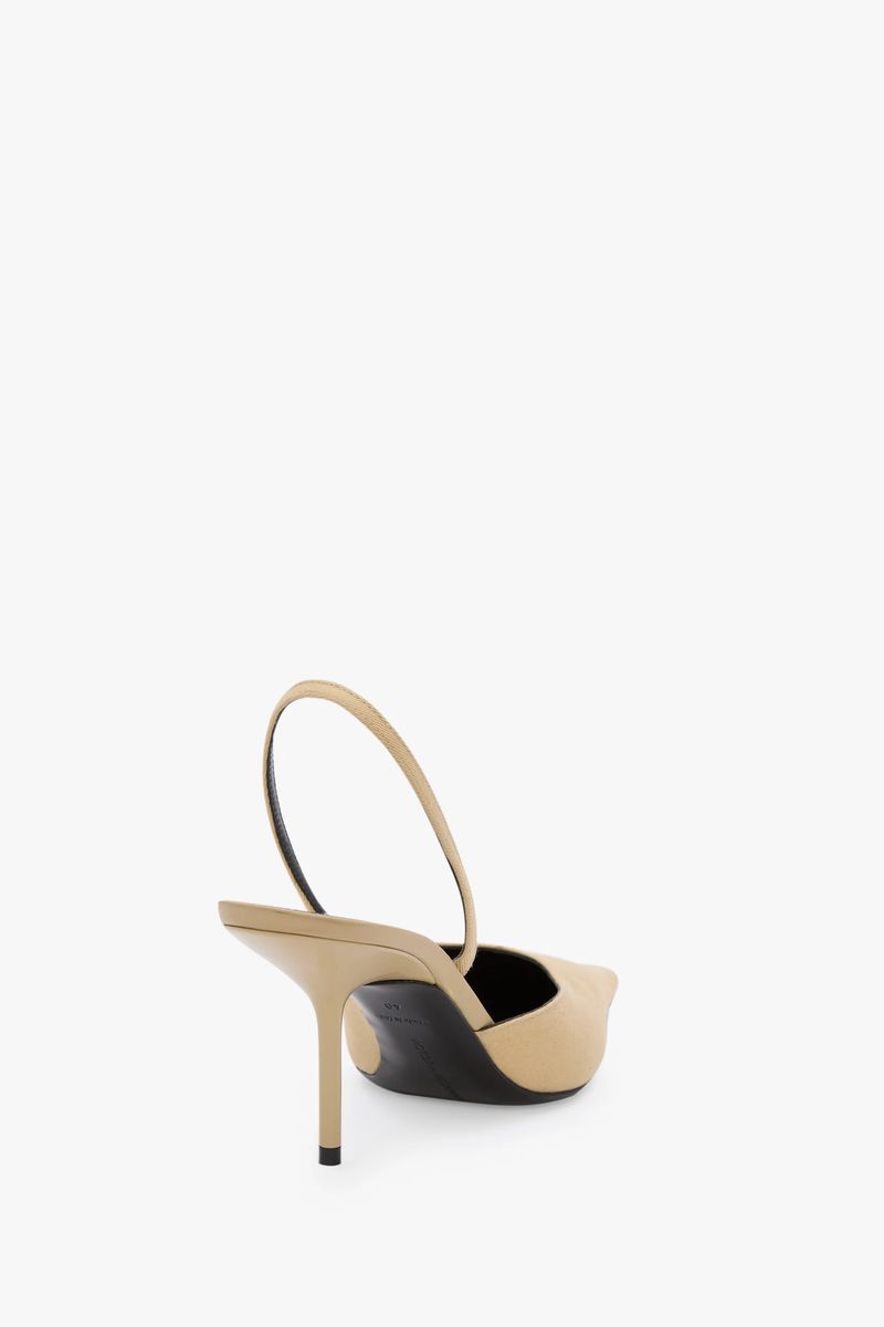 Victoria Beckham Sloane Halter Back 75 In Sand Cotton - Womens
