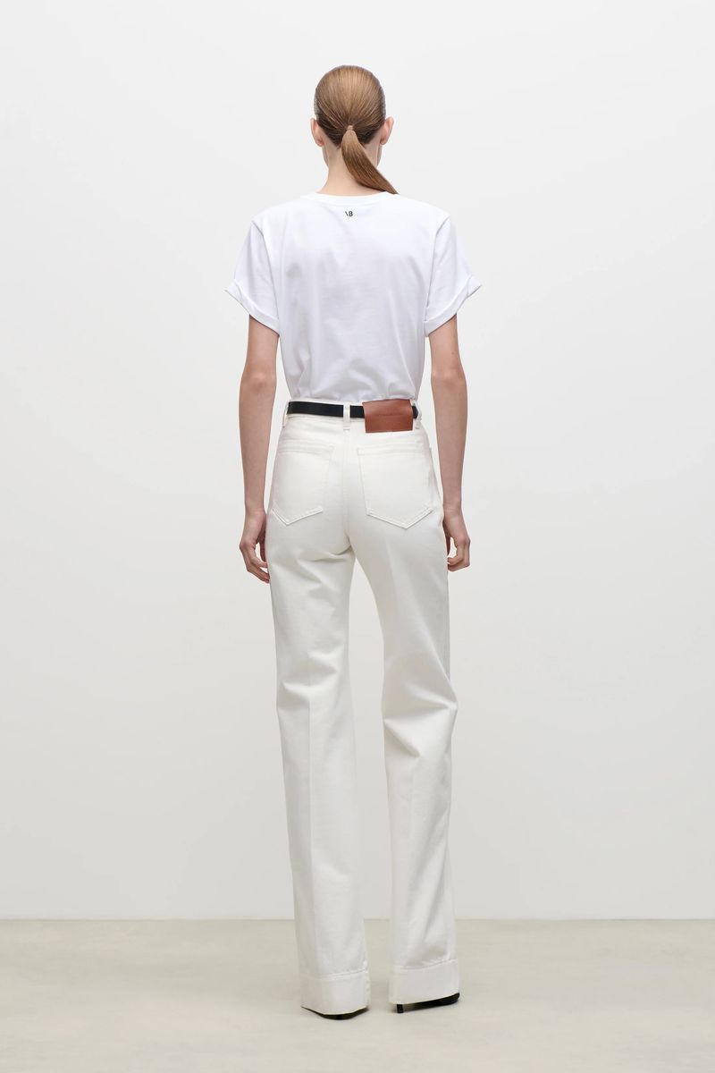 High-Waist Jeans mit weitem Bein