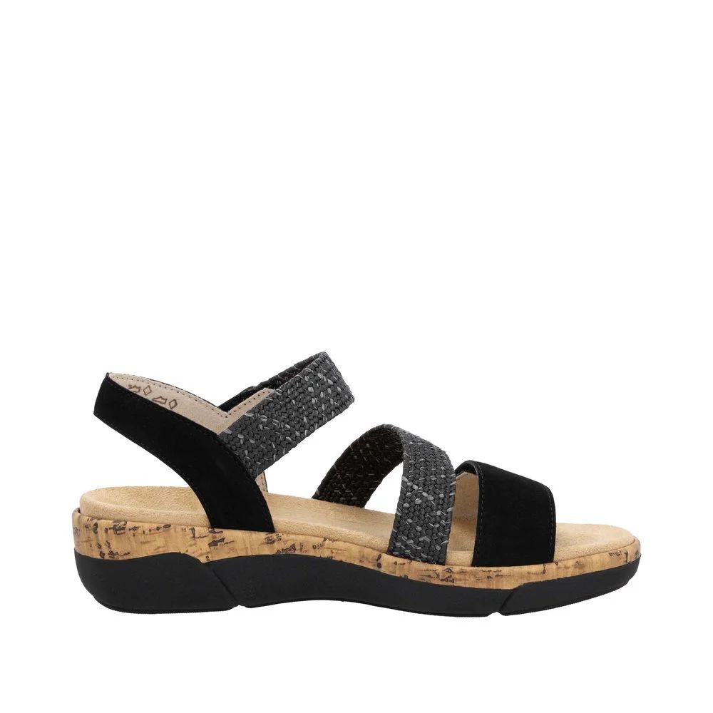 Klassische Sandalen mit Keilabsatz
