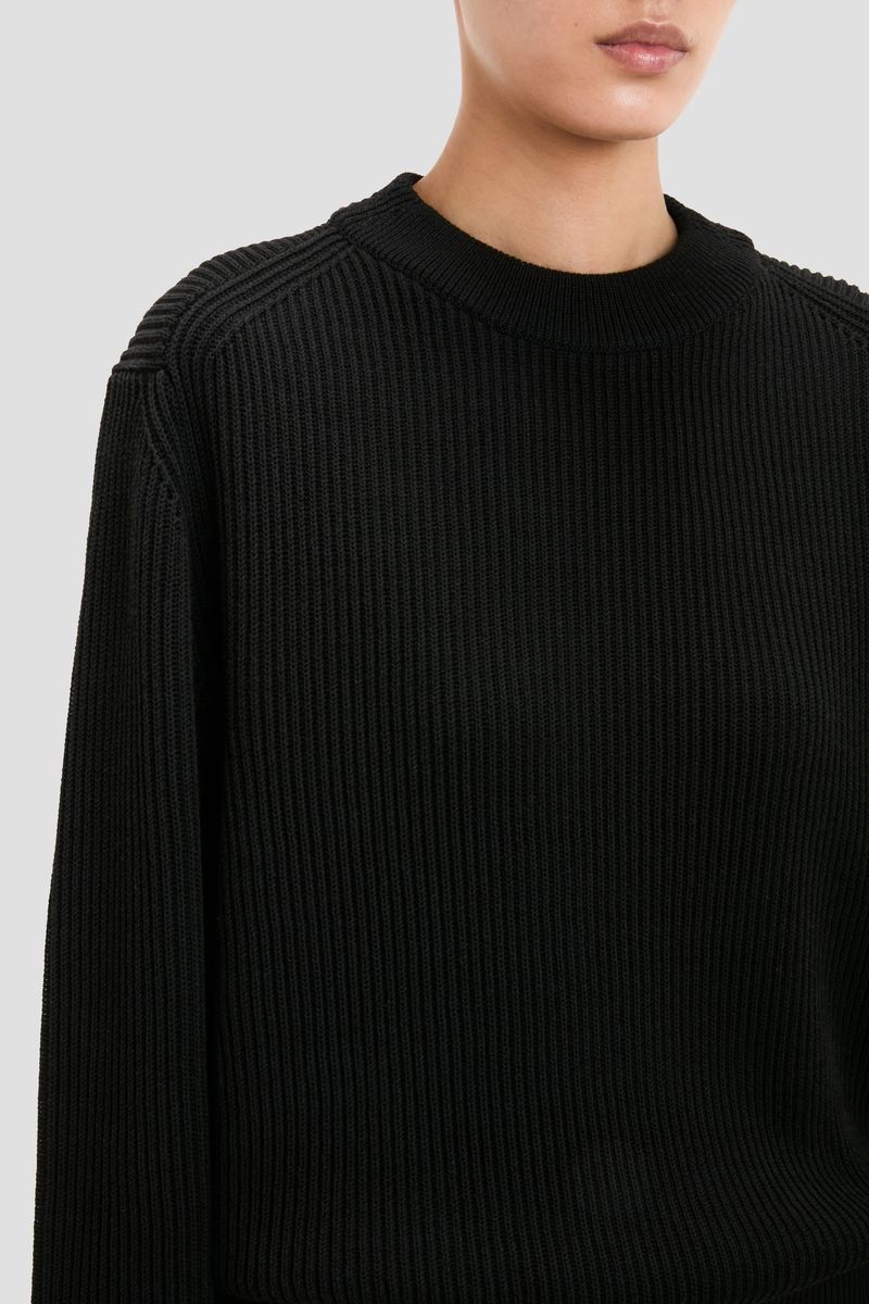 Damen Pullover mit Zopfmuster, lockere Passform