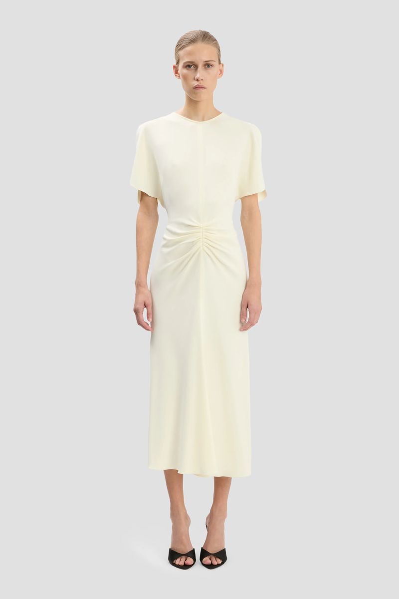 Elegantes Midikleid mit Taillendetail