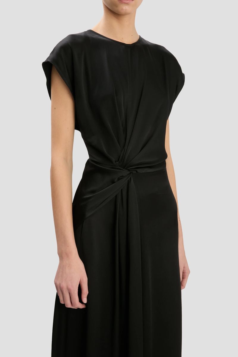 Elegantes Midikleid mit Dreh-Detail