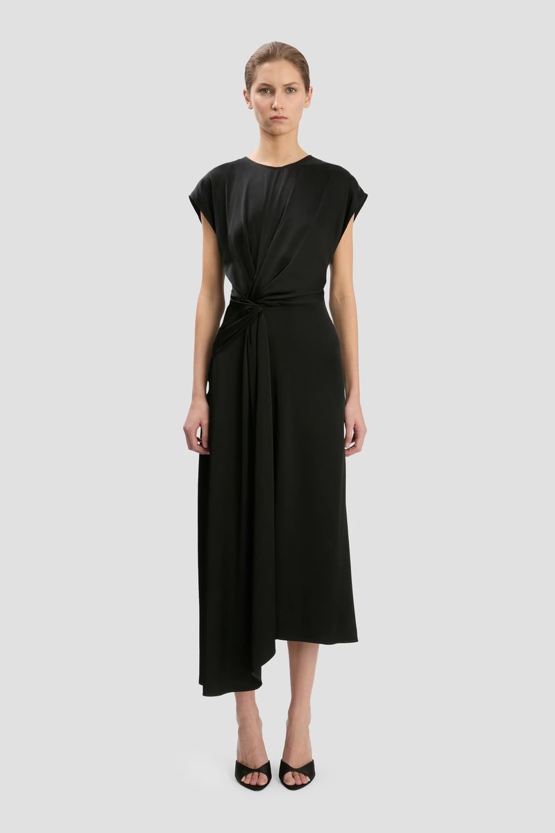 Elegantes Midikleid mit Dreh-Detail