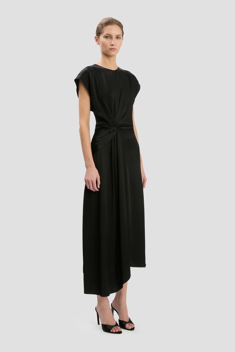Elegantes Midikleid mit Dreh-Detail