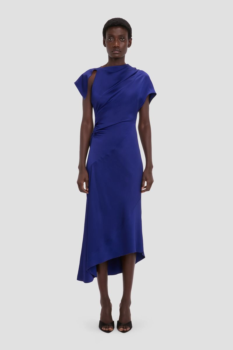 Asymmetrisches Twist-Midikleid