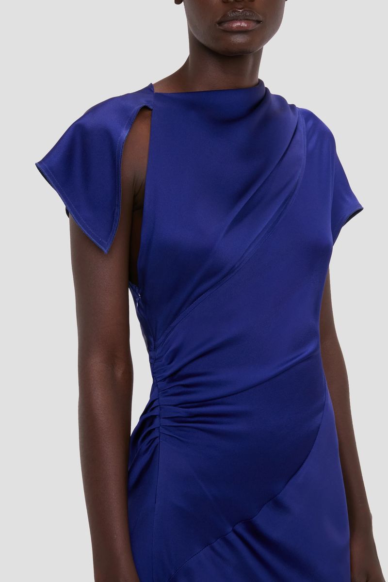 Asymmetrisches Twist-Midikleid