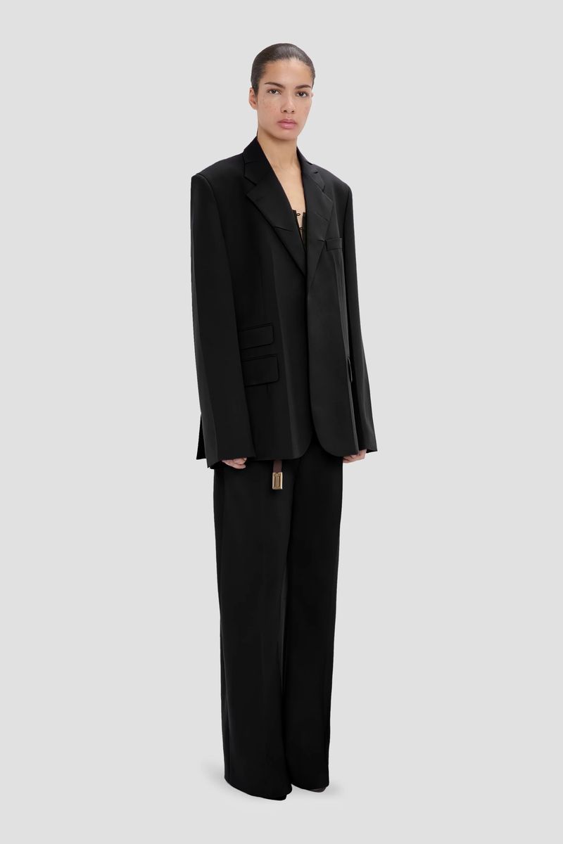 Klassischer, einreihiger Blazer mit Reverskragen