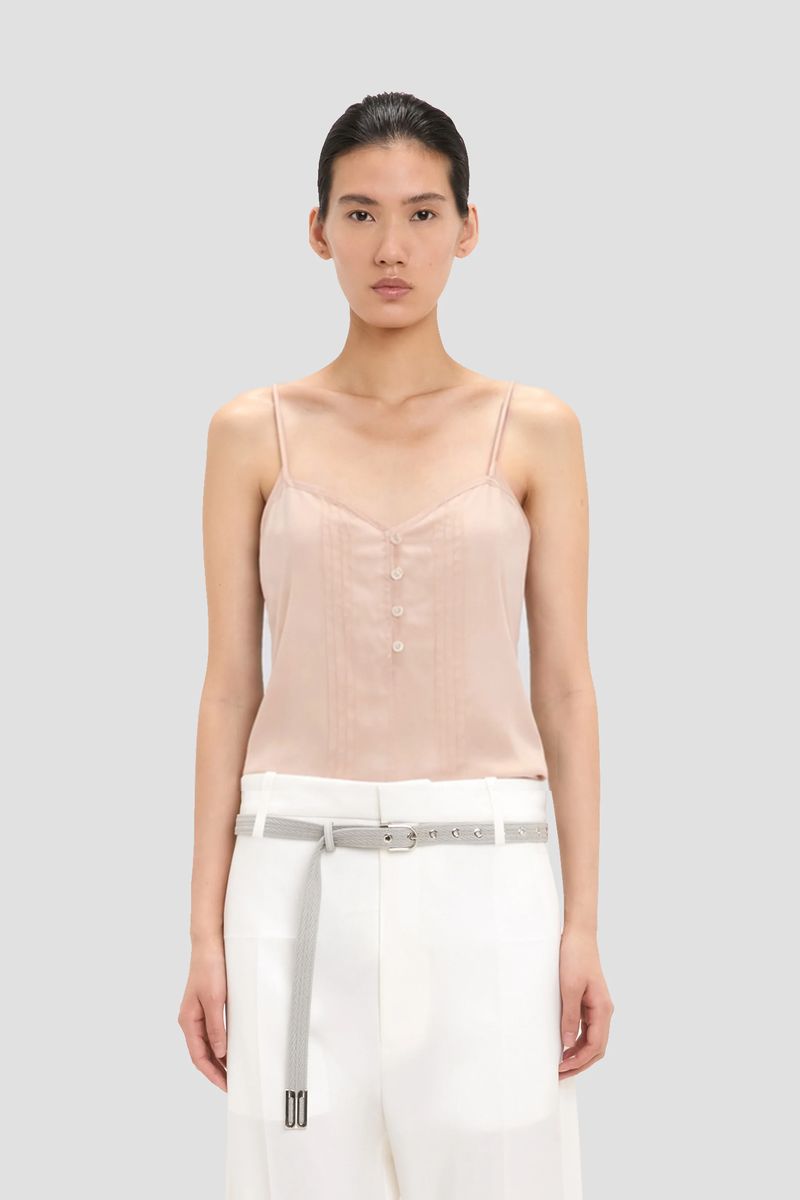 Elegantes Knopfleisten-Cami-Top